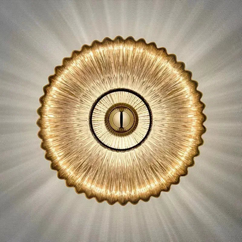 Applique Murale - GlassWallLamp™- Halo Doré