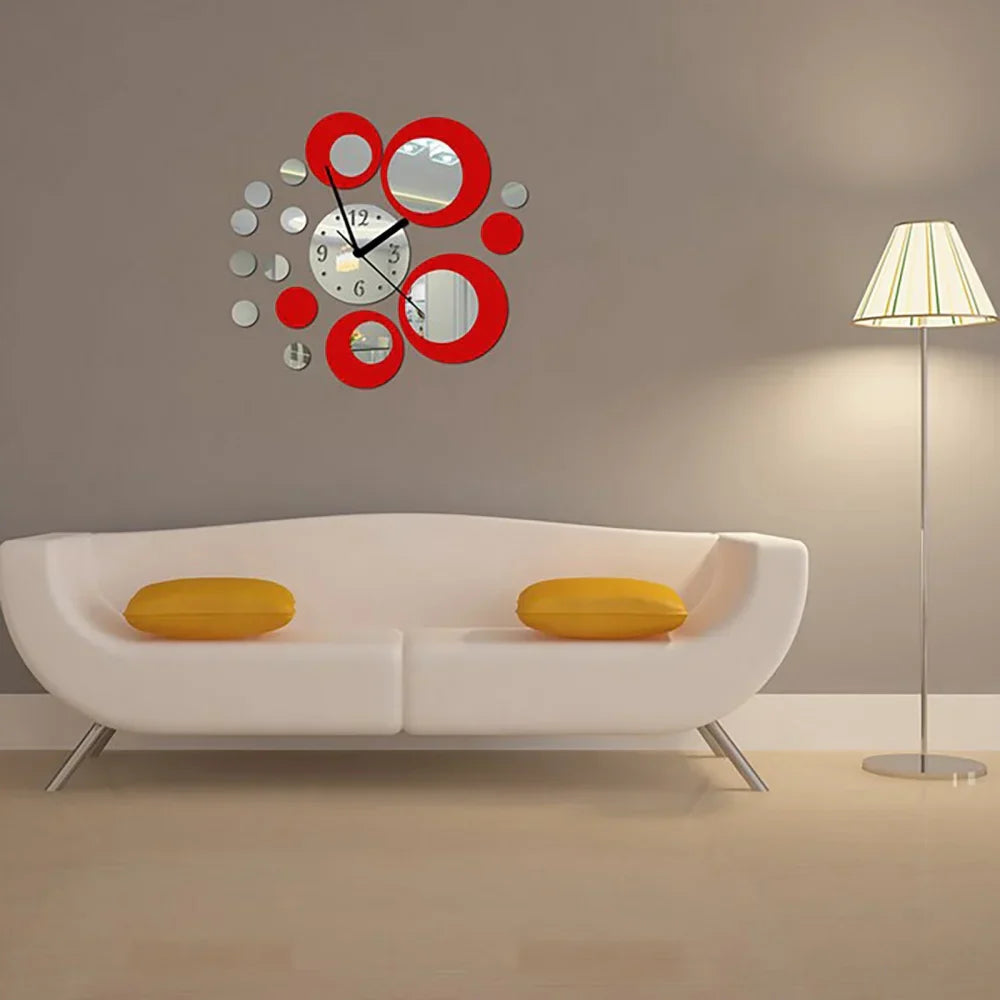 Horloge Murale - WallClockWatch™ - Rouge