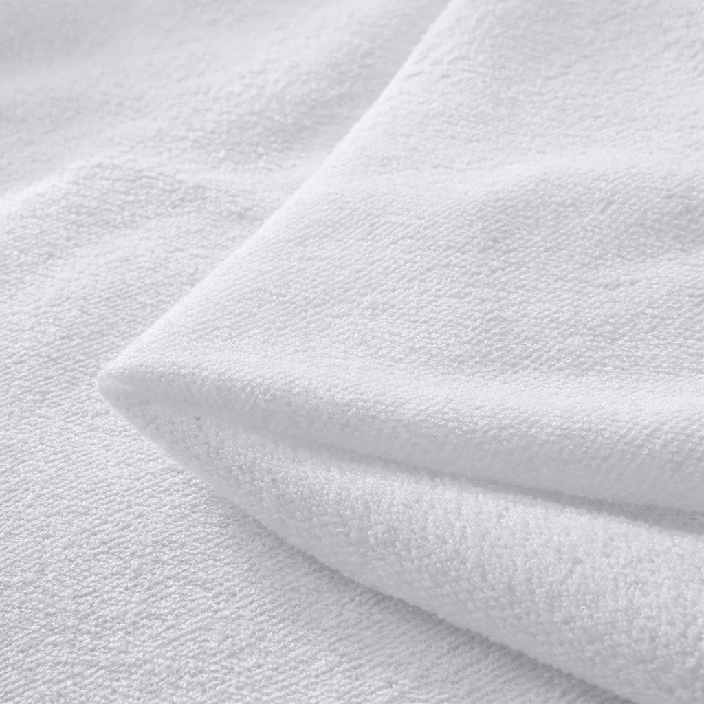 protege matelas pure essentiel blanc detail tissu eponge